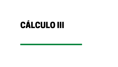 Cálculo III